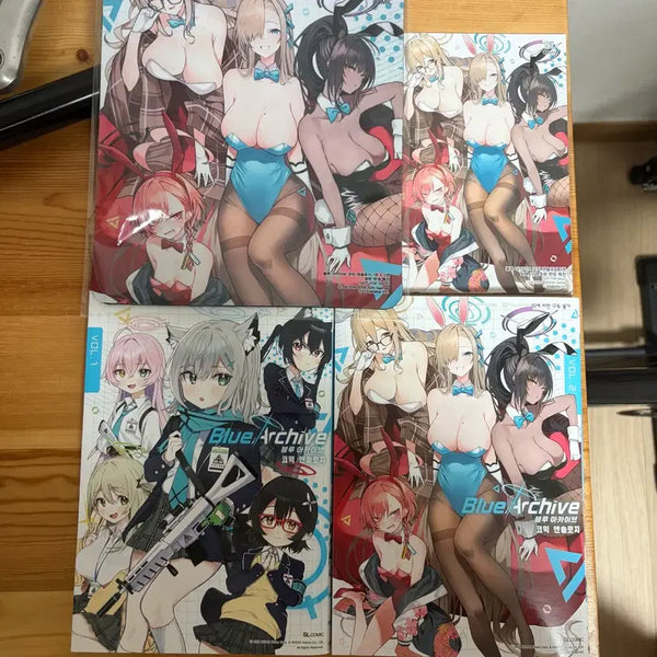[BUNJANG] Blue Archive Comic Anthology Vol. 1-2 Set / 블루아카이브 코믹 앤솔로지 1-2권 합판