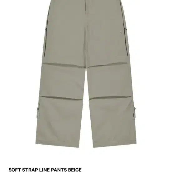 [BUNJANG] Koiseo Soft Strap Line Pants Beige / 코이세이오 소프트 스트랩 라인 팬츠 베이지