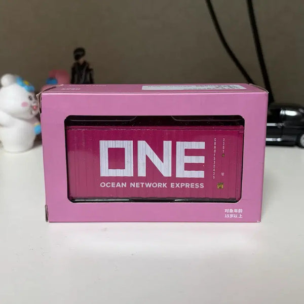 [BUNJANG] 1:64 Scale ONE Ocean Network Express Pink Container Die-cast Diorama / 1:64 ONE 오션 네트워크 익스프레스 핑크 컨테이너 다이캐스트 디오라마