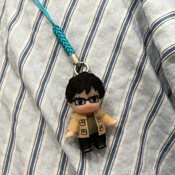 [BUNJANG] Yuri!!! on Ice Winter Uniform Cupid Strap Classic Keyring / 유리온아이스 유온아 겨울 동복 큐피스트랩 고전 키링