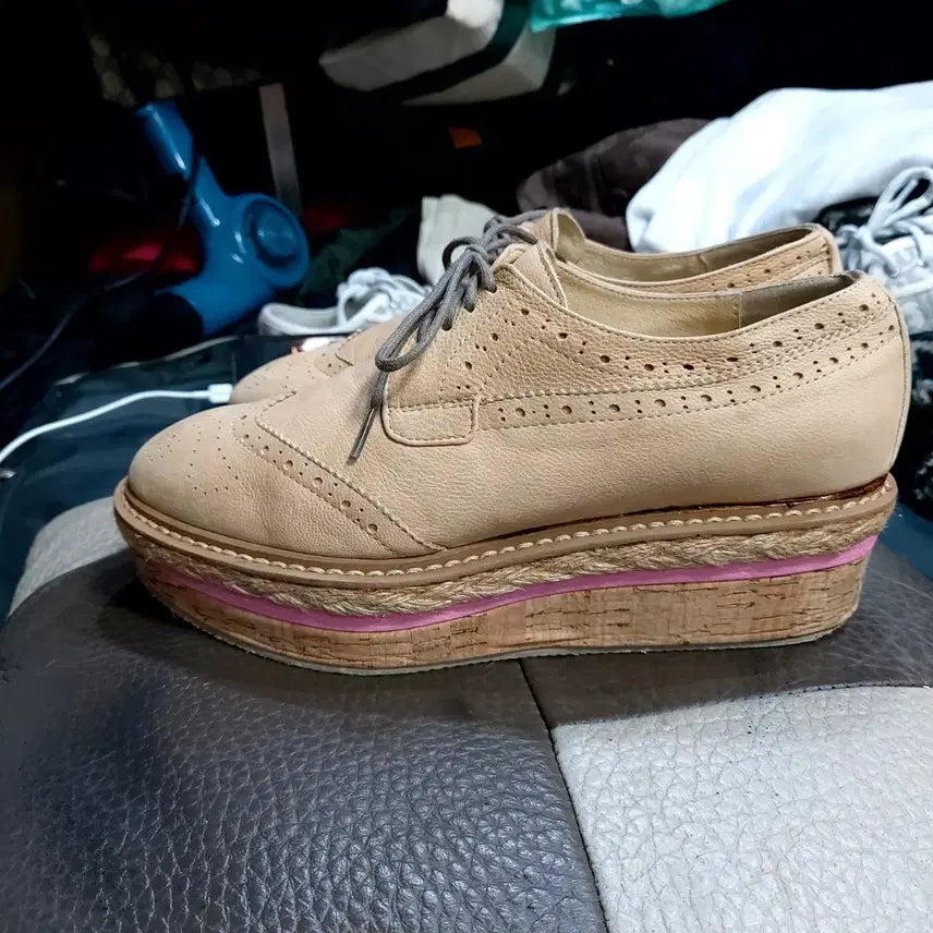 [BUNJANG] Son Jung Wan Natural Leather Espadrille Sneakers / 손정완    천연가죽  에스파듀   스니커즈