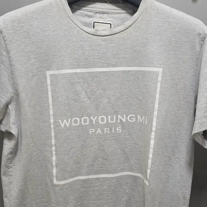 [BUNJANG] WooYoungMi Paris T-Shirt Grey / 우영미 파리 반팔티 그레이