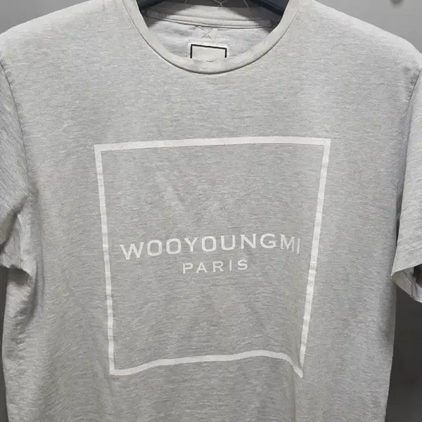 [BUNJANG] WooYoungMi Paris T-Shirt Grey / 우영미 파리 반팔티 그레이