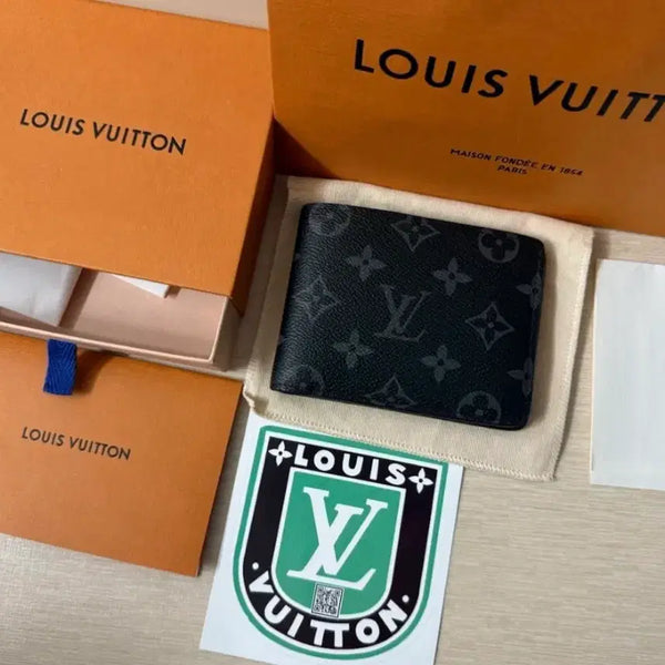 [BUNJANG] Louis Vuitton Monogram Eclipse Wallet / 26년식 루이비통 모노그램 이클립스 반지갑