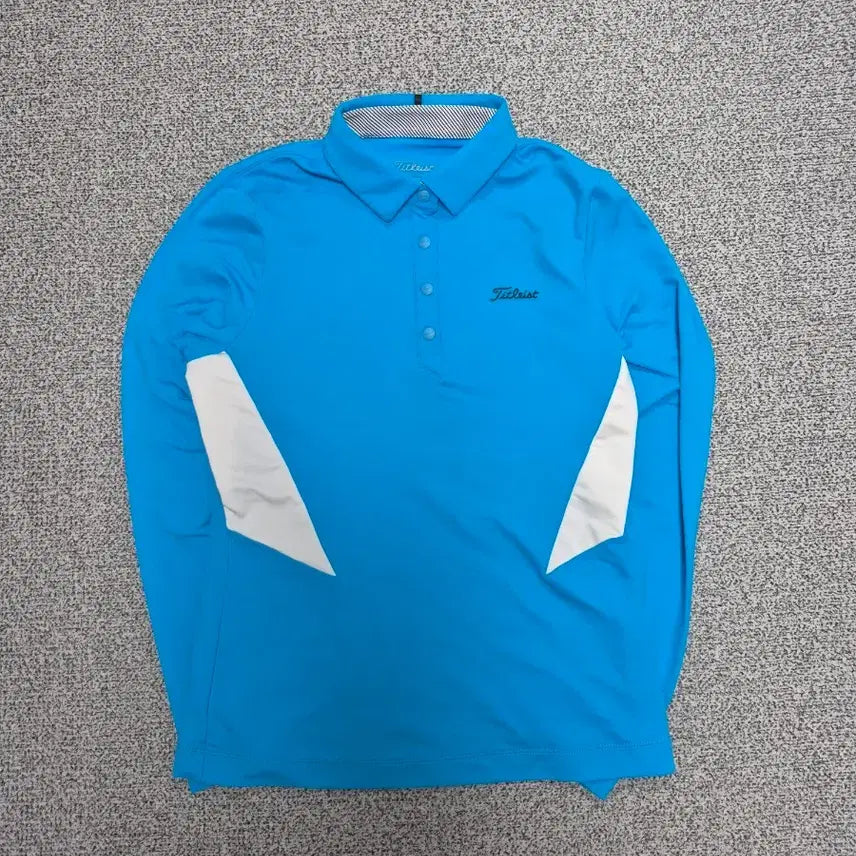 [BUNJANG] Titleist Long Sleeve Golf Wear Blue Size M (90) / 타이틀리스트 긴팔 골프웨어 블루 90