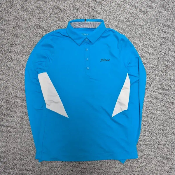 [BUNJANG] Titleist Long Sleeve Golf Wear Blue Size M (90) / 타이틀리스트 긴팔 골프웨어 블루 90