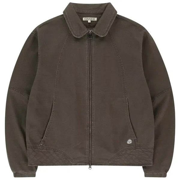 [BUNJANG] KOSEIO Collar Stitch Jacket Cocoa Size 2 / 코이세이오 collar stitch jacket cocoa 2 size