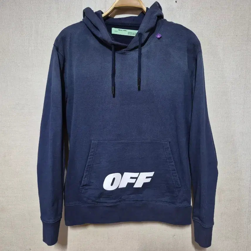 [BUNJANG] OFF WHITE x Ader Error Collaboration Hoodie Navy / OFF WHITE x Ader error 오프화이트 아더에러