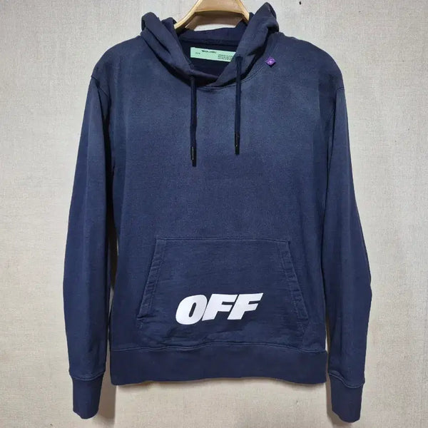 [BUNJANG] OFF WHITE x Ader Error Collaboration Hoodie Navy / OFF WHITE x Ader error 오프화이트 아더에러