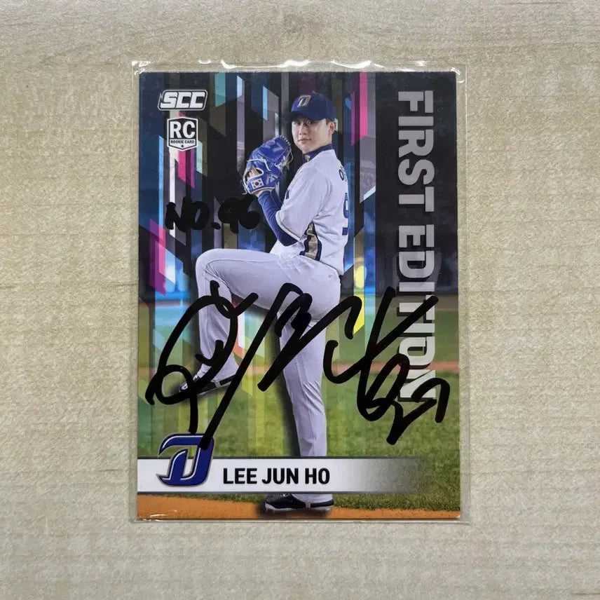 [BUNJANG] NC Dinos Lee Junho Signed Autograph Photocard / nc다이노스 이준호 scc 친필 싸인 포토카드