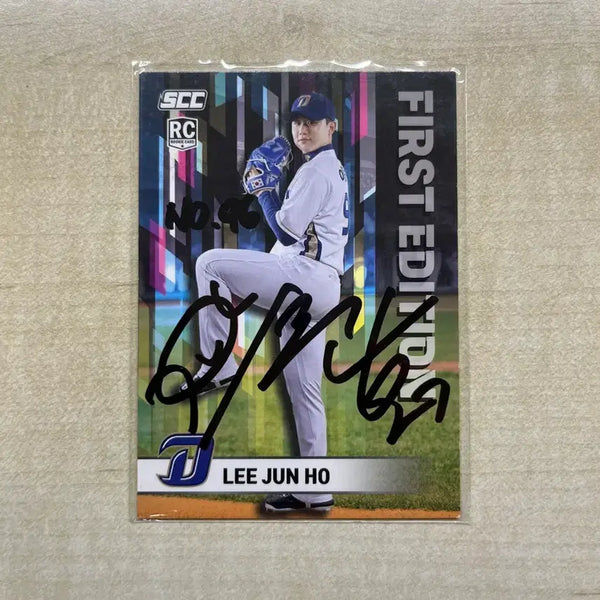 [BUNJANG] NC Dinos Lee Junho Signed Autograph Photocard / nc다이노스 이준호 scc 친필 싸인 포토카드
