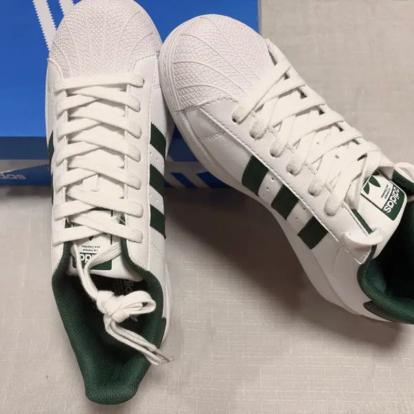 [BUNJANG] Adidas Superstar Dark Green Shoes / 새상품) 아디다스 슈퍼스타 다크 그린 270