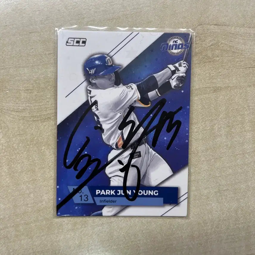 [BUNJANG] NC Dinos Park Junyeong SCC Autographed Photocard / nc다이노스 박준영 scc 친필 싸인 포토카드