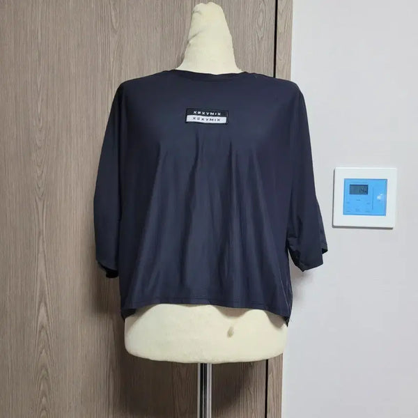 [BUNJANG] Xexymix Oversized Crop Short Sleeve T-Shirt / 젝시믹스 오버핏 크롭  반팔 티셔츠