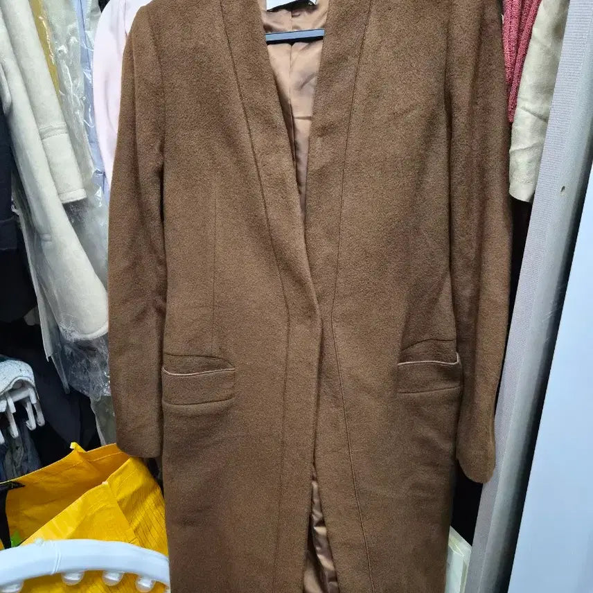 [BUNJANG] MOJO.S.PINE Cashmere Blend Long Jacket / 모조에스핀 고급원단 롱자켓