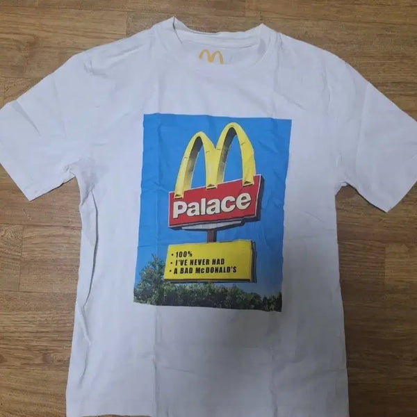[BUNJANG] Palace McDonald's Collaboration T-Shirt White M / 팔라스 맥도날드 반팔티 화이트m