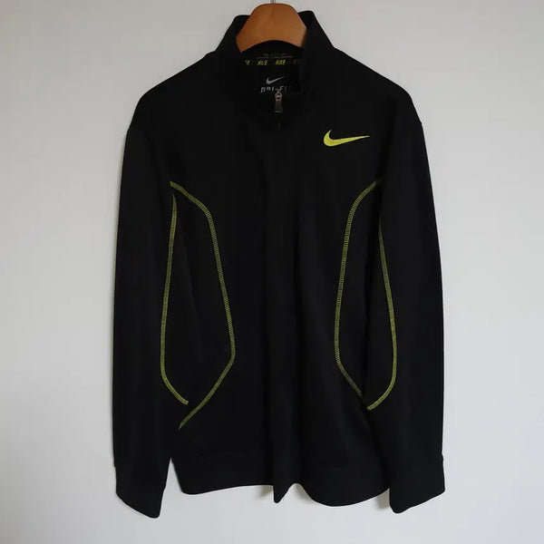 [BUNJANG] Nike Black Men's Training Zip-Up Jacket / H86 나이키 블랙 남성 남자 트레이닝 집업 자켓