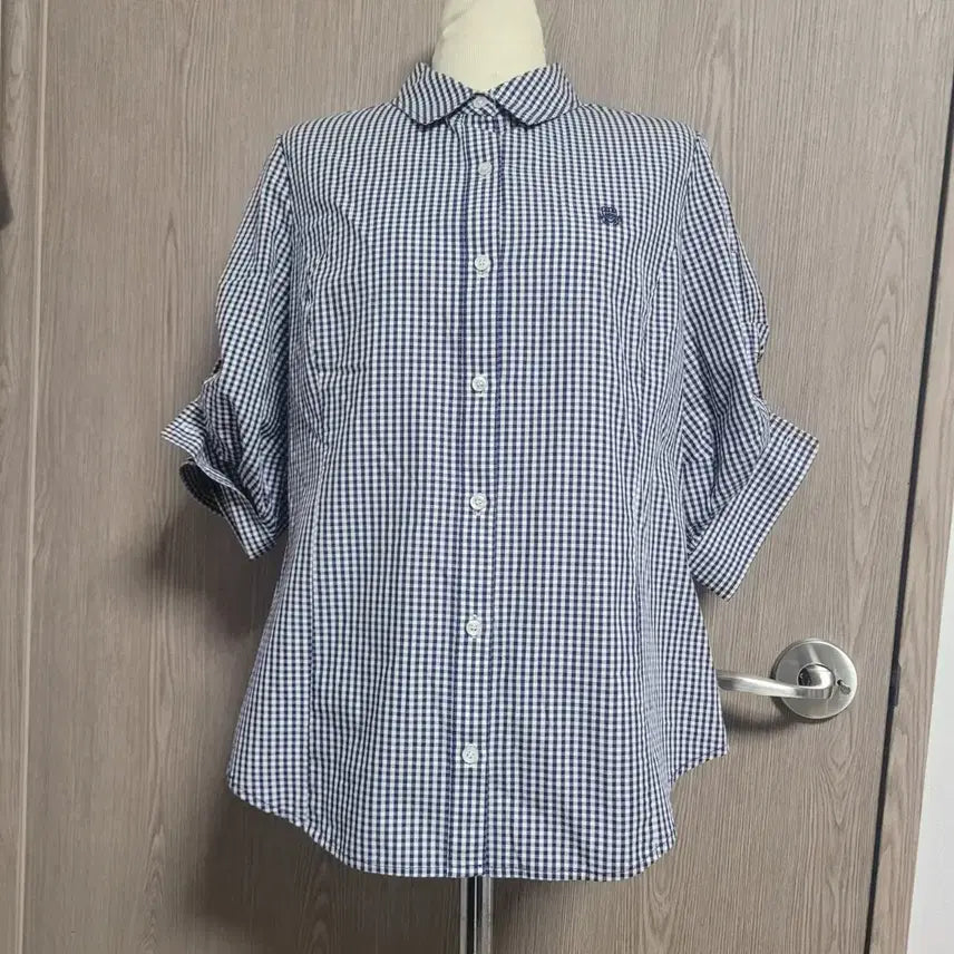 [BUNJANG] KEITH Classic Checkered Shirt Blouse / 키이스 고급스런 체크무늬 셔츠 블라우스