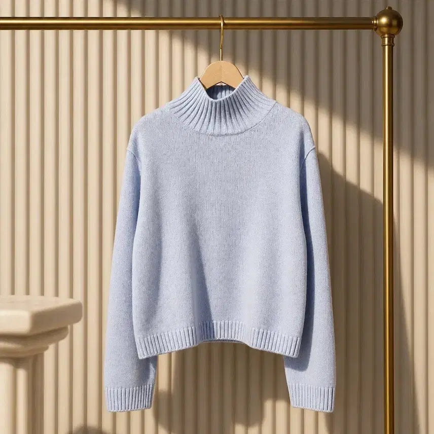 [BUNJANG] Atelier Vanessa Bruno 2025 Cashmere Wool Turtleneck Knit (Size F) / 아떼 바네사브루노 2025 캐시미어 울 터틀넥 니트 F사이즈