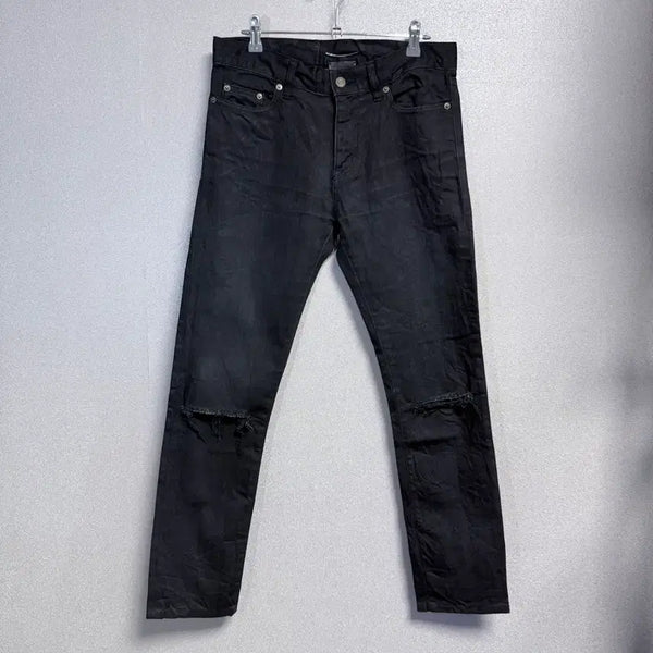 [BUNJANG] Saint Laurent D02 M/SK-LW Black Distressed Jeans 29" / 정품) 생로랑 D02 M/SK-LW 블랙진 29인치
