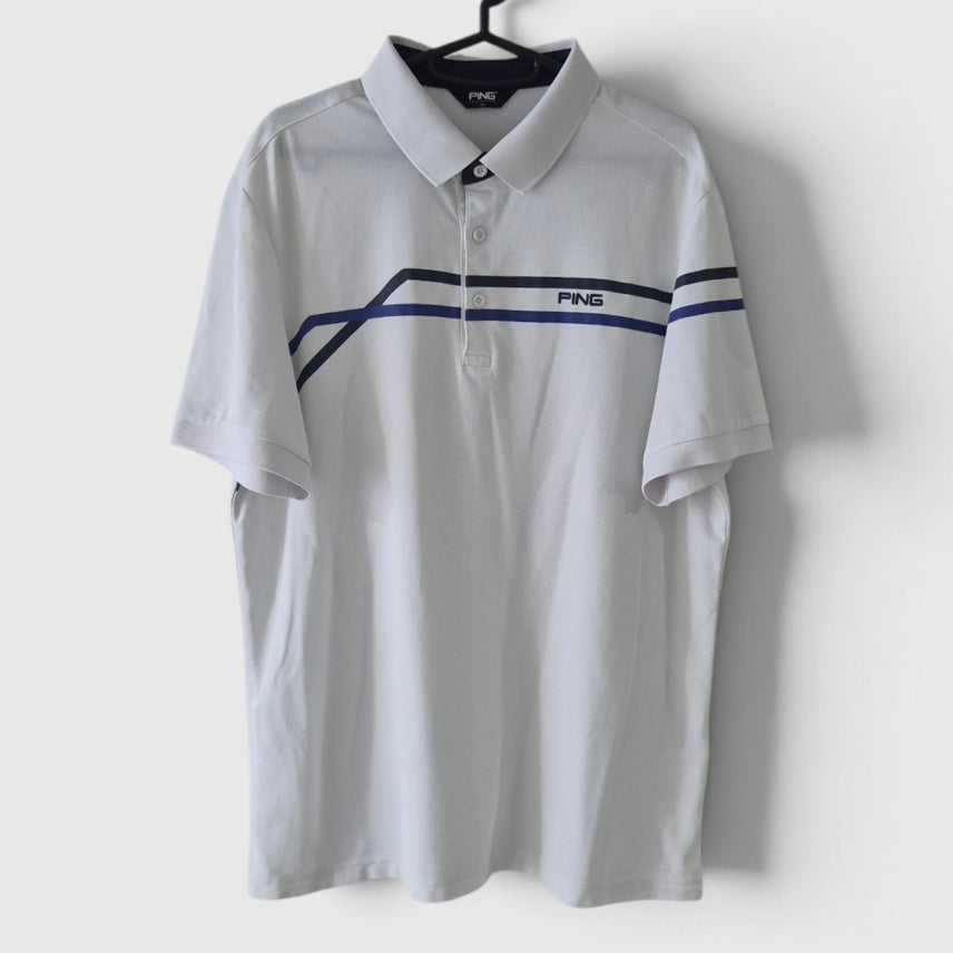 [BUNJANG] PING Golf Short Sleeve Polo Shirt / [105]핑PING 골프 반팔카라티