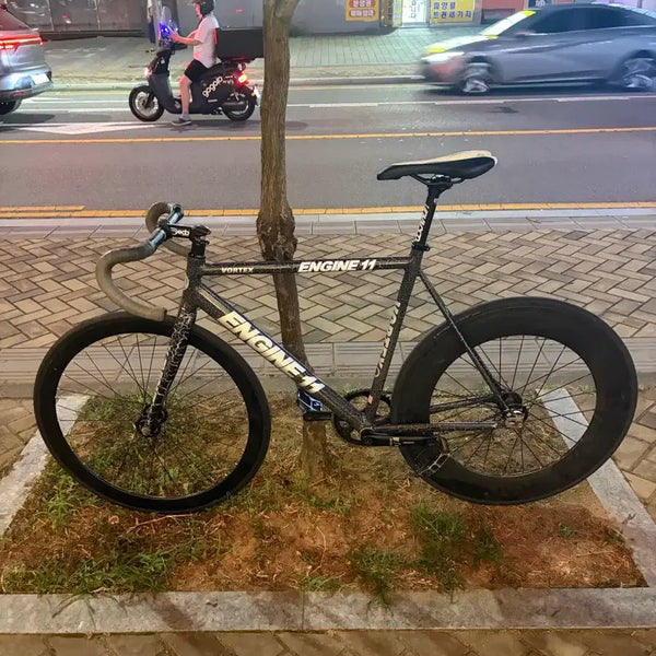 [BUNJANG] Engine 11 Vortex 2024 Carbon 88 Rim Fixie Bike / 엔진11 볼텍스 24년식 급처(카본88림)
