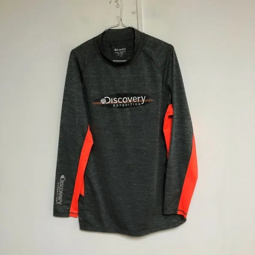 [BUNJANG] Discovery Men's Long Sleeve Rash Guard T-Shirt / 디스커버리 남성 래쉬가드 긴팔티 110XXL@9910