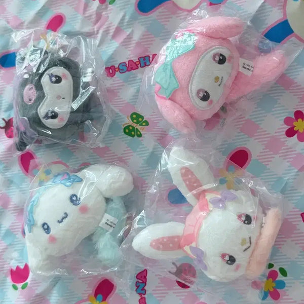 [BUNJANG] Sanrio Nekommimi Maid Cafe Ring Ring Bell Plush / 산리오 네코미미 메이드카페 링링 방울인형 쿠로 마멜 시나 위시미멜