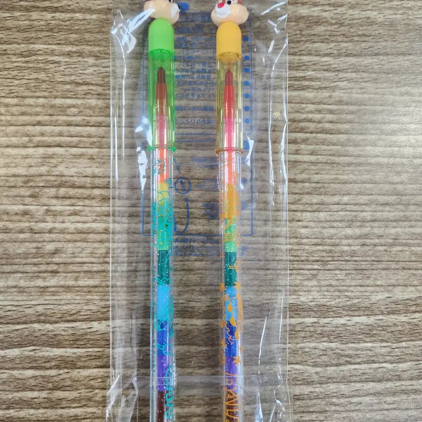 [BUNJANG] Tokyo Disneyland Chip 'n' Dale Colored Pencils / 도쿄 디즈니랜드 칩 앤 데일 색연필