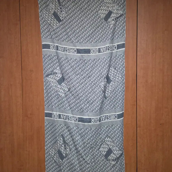 [BUNJANG] Vintage Select Oblique Jacquard Monogram Long Muffler/Scarf / VINTAGE SELECT] 오블리크 패턴 자카드 롱 머플러/스카프