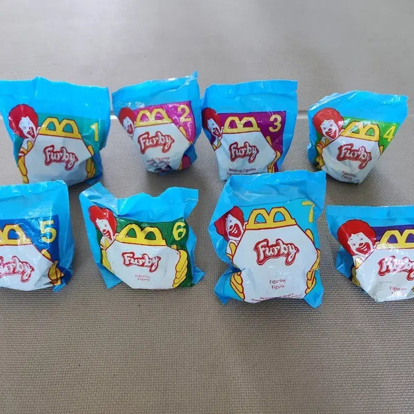 [BUNJANG] 1998 McDonald's Happy Meal Furby Figure Set (8 Types, Complete, Sealed) / 1998년 맥도날드 해피밀 퍼비 피규어 8종 세트