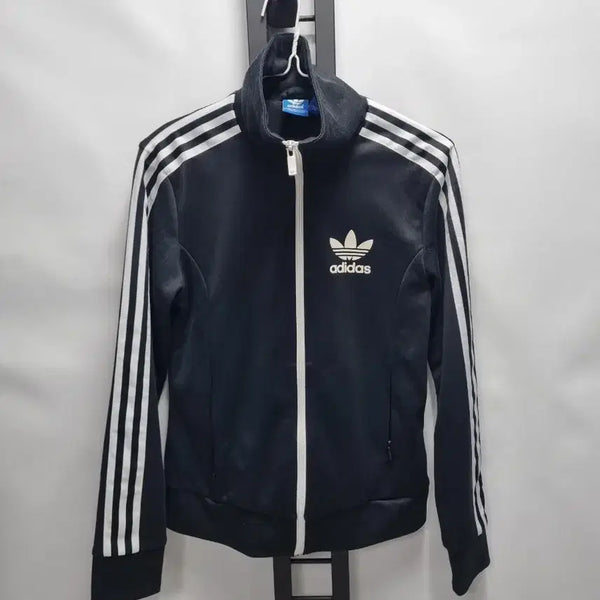[BUNJANG] Adidas Europa Track Top Jersey Black White / 아디다스 져지 유로파 트랙탑 블랙 검흰 90