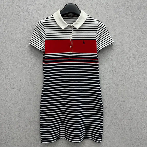 [BUNJANG] Hazzys Women's Short Sleeve Collar Dress (Size 90) / 90 헤지스 여자 반팔 카라 원피스