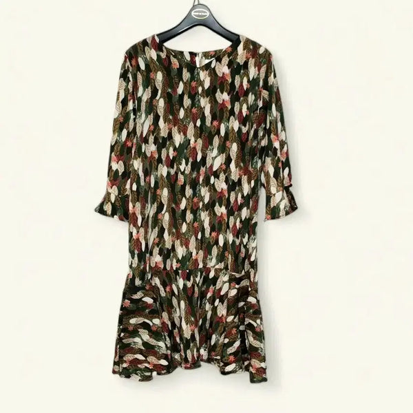 [BUNJANG] Women's Casual Dress with Frills, Sizes 55-66 / 새상품 55 66 원피스 프릴 여성 여자 정장 캐주얼 치마 스커트 새제품