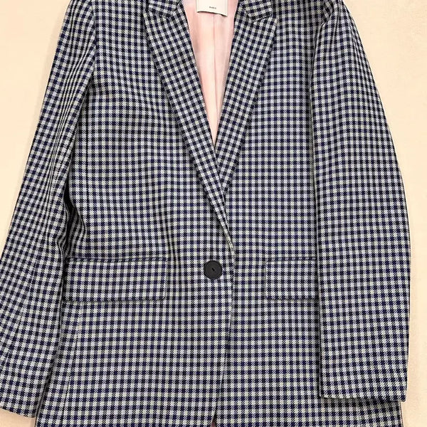 [BUNJANG] Sandro Houndstooth Pattern Jacket / 산드로 자켓