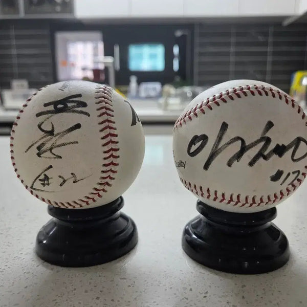[BUNJANG] Doosan Bears Autographed Baseball Set / 야구공 사인볼 두산베어스 친필 사인 판매