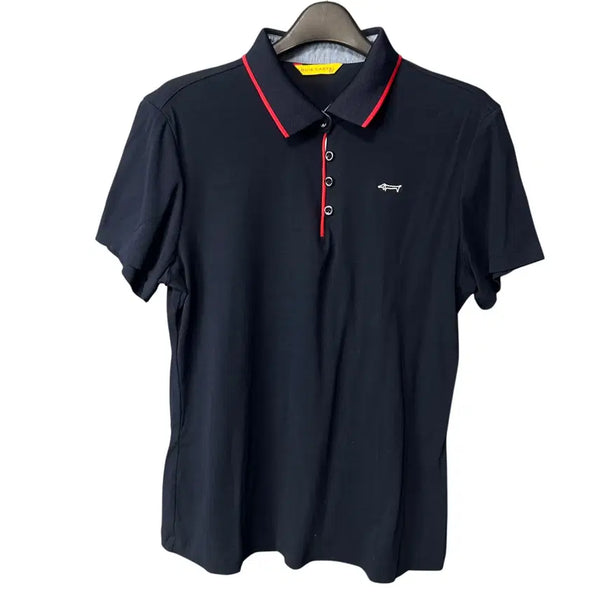 [BUNJANG] Louis Castel Women's Half Collar T-shirt Navy / 100 루이까스텔 골프 여성 네이비 하프 카라티