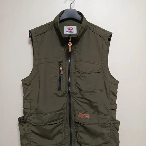 [BUNJANG] Centerpole Vest Khaki Size 105 / 센터폴 조끼 105
