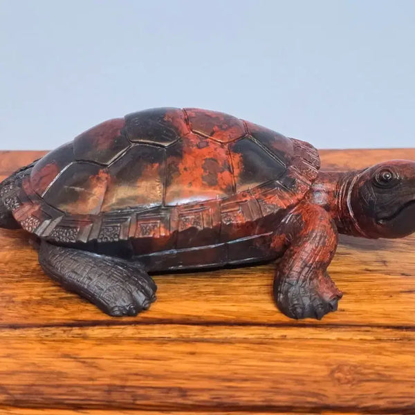 [BUNJANG] Bloodstone Turtle Mineral Stone / 26081401 좋은 기운을 내뿜는 붉은 계혈석 거북이 광물 수석 팝니다