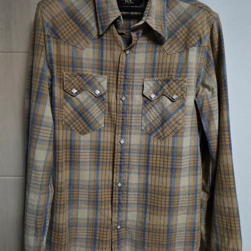 [BUNJANG] RRL Yellow Western Shirt M / rrl 옐로우 웨스턴 셔츠 m