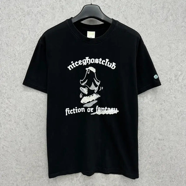 [BUNJANG] Nice Ghost Club Men's Loose Fit T-Shirt / 100 나이스고스트클럽 남자 루즈핏 반팔 티셔츠