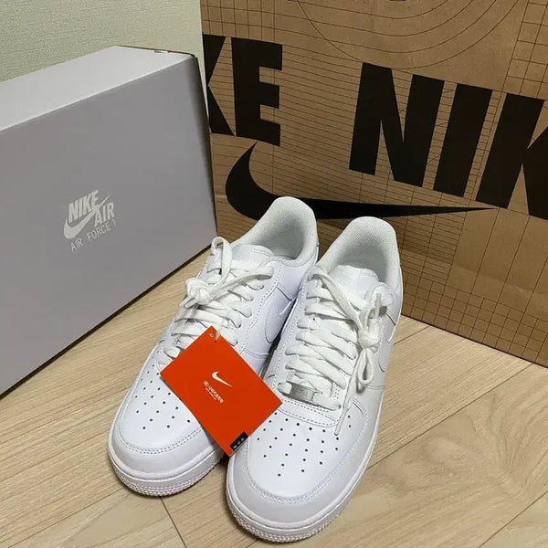 [BUNJANG] Nike Air Force 1 '07 'Triple White' Sneakers (260mm) / 새상품 나이키 포스 올백 260