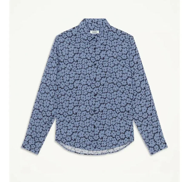 [BUNJANG] Sandro Homme Flower Pattern Shirt - Size L / 산드로(SANDRO) 옴므 플라워 셔츠 L사이즈 / 상태좋음