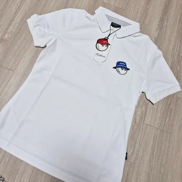 [BUNJANG] Malbon Golf Women's Short Sleeve T-Shirt White / 새상품)말본여성티셔츠말본골프티 말본반팔