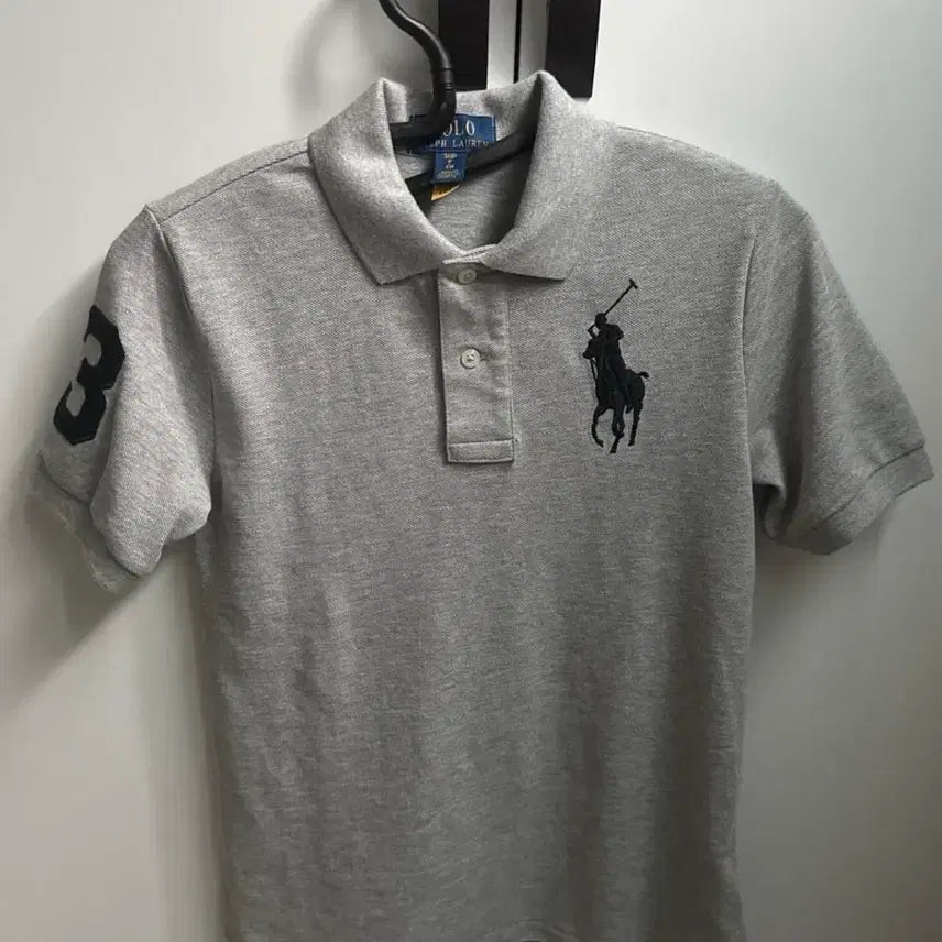 [BUNJANG] Polo Ralph Lauren Big Pony Grey T-Shirt / 폴로 랄프로렌 빅포니 그레이