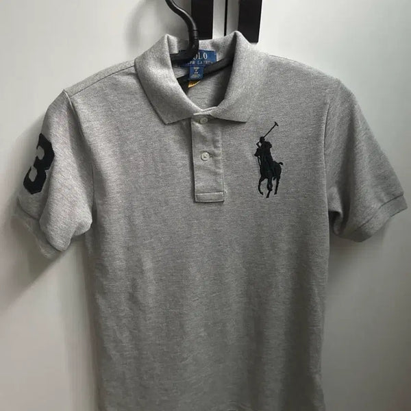 [BUNJANG] Polo Ralph Lauren Big Pony Grey T-Shirt / 폴로 랄프로렌 빅포니 그레이