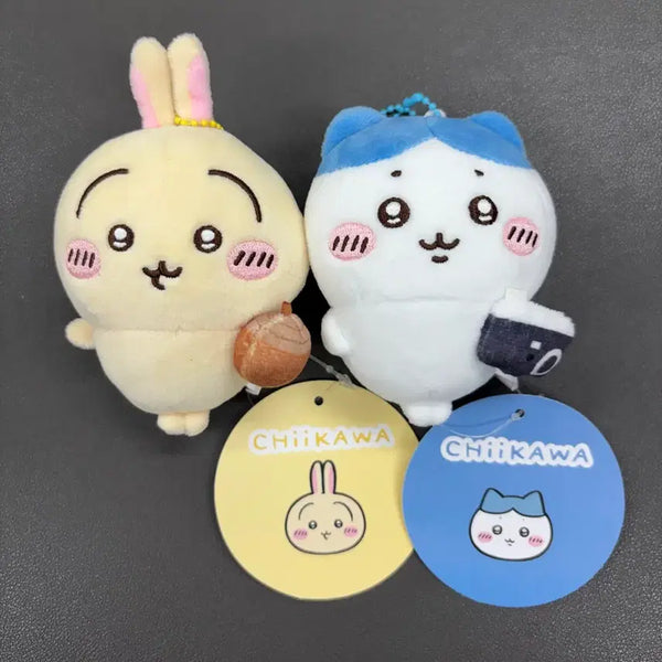 [BUNJANG] Cheekawaii Hachiware Usagi Stress Ball Plush Keychain / (새상품) 먼작귀 치이카와 하치와레 우사기 스트레스볼 인형 키링