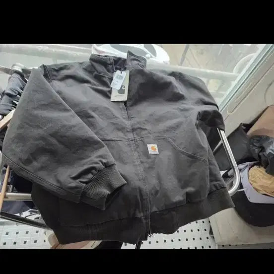[BUNJANG] Carhartt WIP Rabon Jacket Heavy Stone Wash Oxide Green / 칼하트 WIP 라본 자켓 옥사이드 그린 헤비 스톤 워시(XL)
