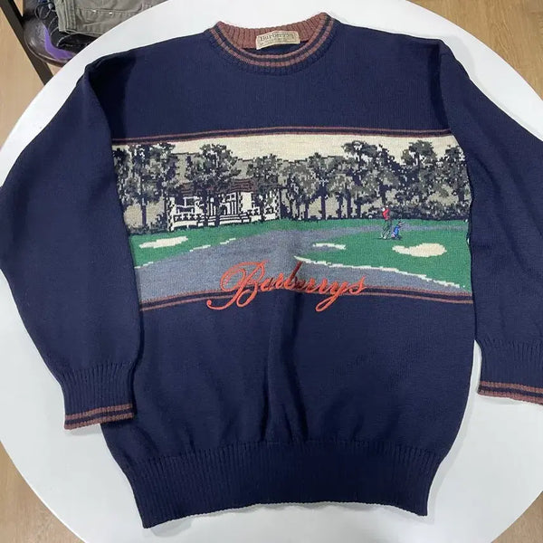 [BUNJANG] Burberry Vintage Wool Knit Sweater / 버버리 빈티지 울 니트