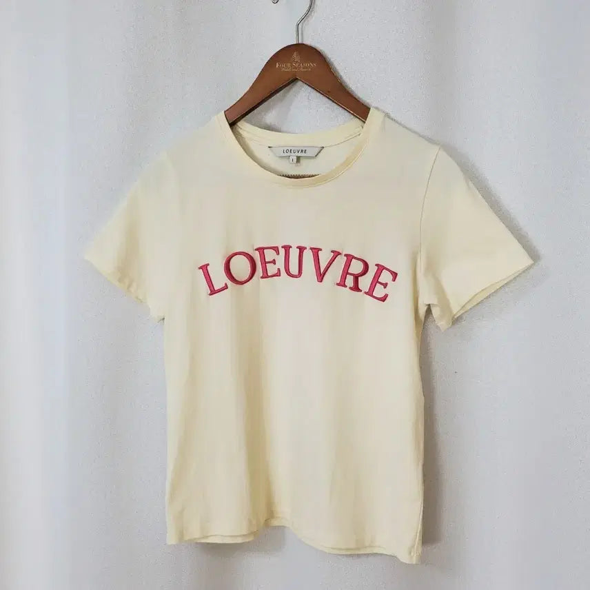 [BUNJANG] L'OBJET Women's Beige Cotton Top Size 1 (55) / 루에브르 여성1(55)